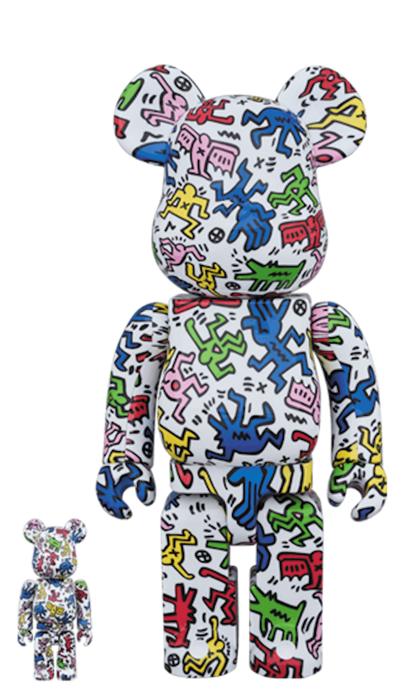Bearbrick Keith Haring #1 100% & 400% Set Multi