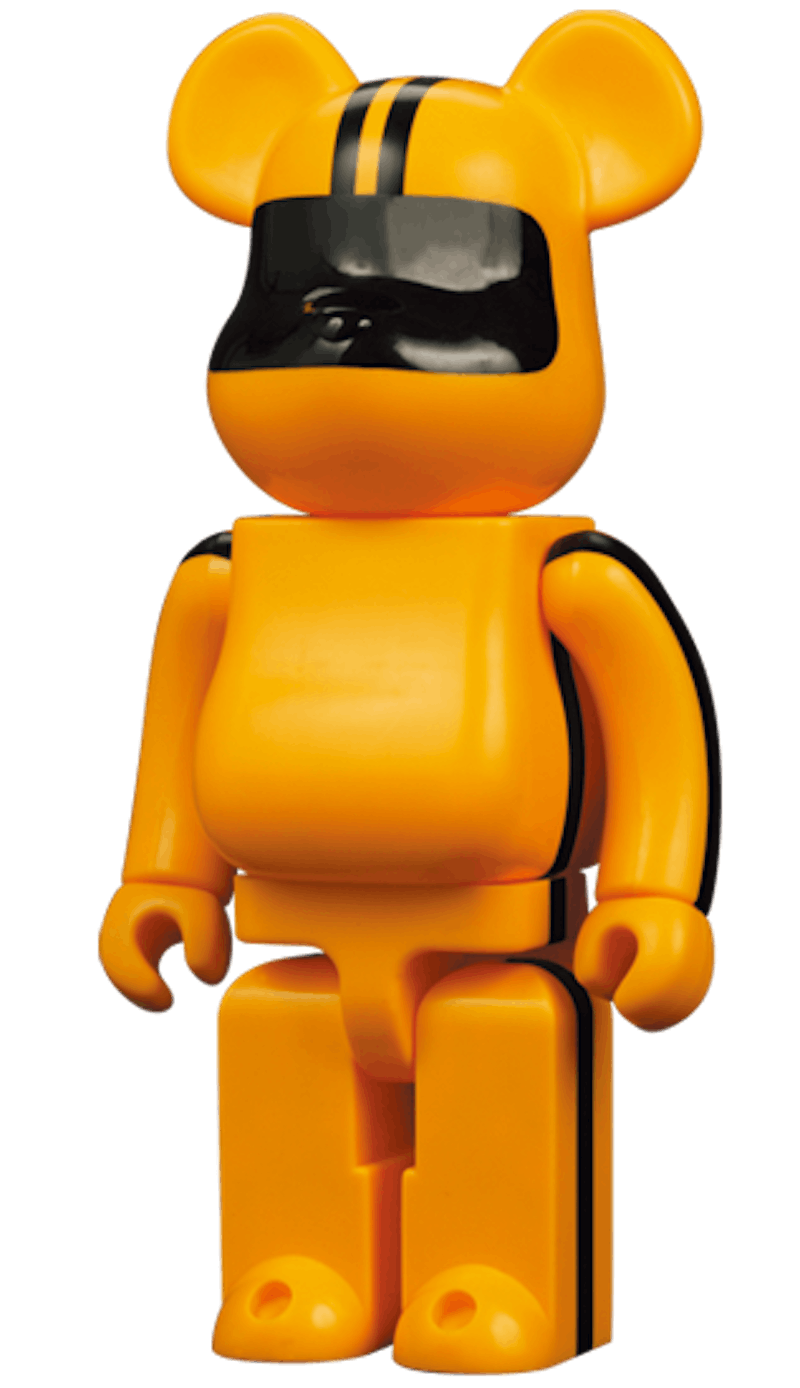 Bearbrick Kill Bill 400% Yellow