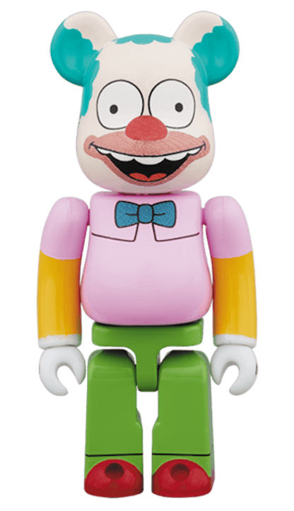 Bearbrick Krusty The Clown 100% Multi