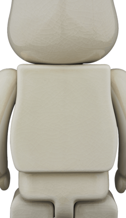 Bearbrick Kutani (Awata Glaze) 400% White