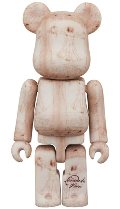 Bearbrick Leonardo da Vinci (Vitruvian Man) 100% & 400% Set