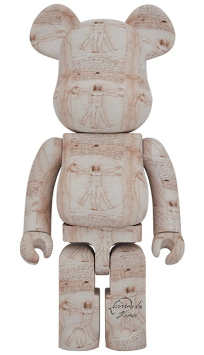 Bearbrick Leonardo da Vinci (Vitruvian Man) 1000%