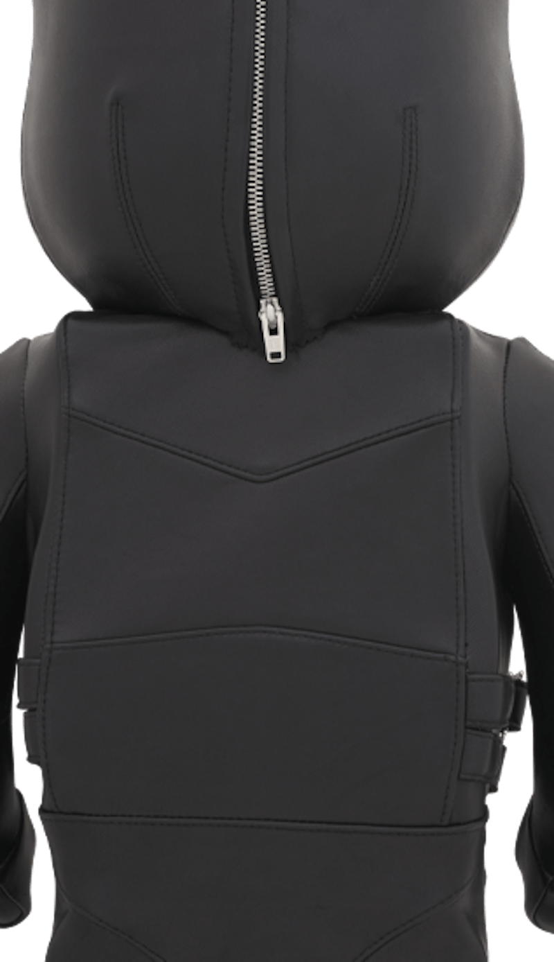 Bearbrick Lewis Leathers 1000% Black