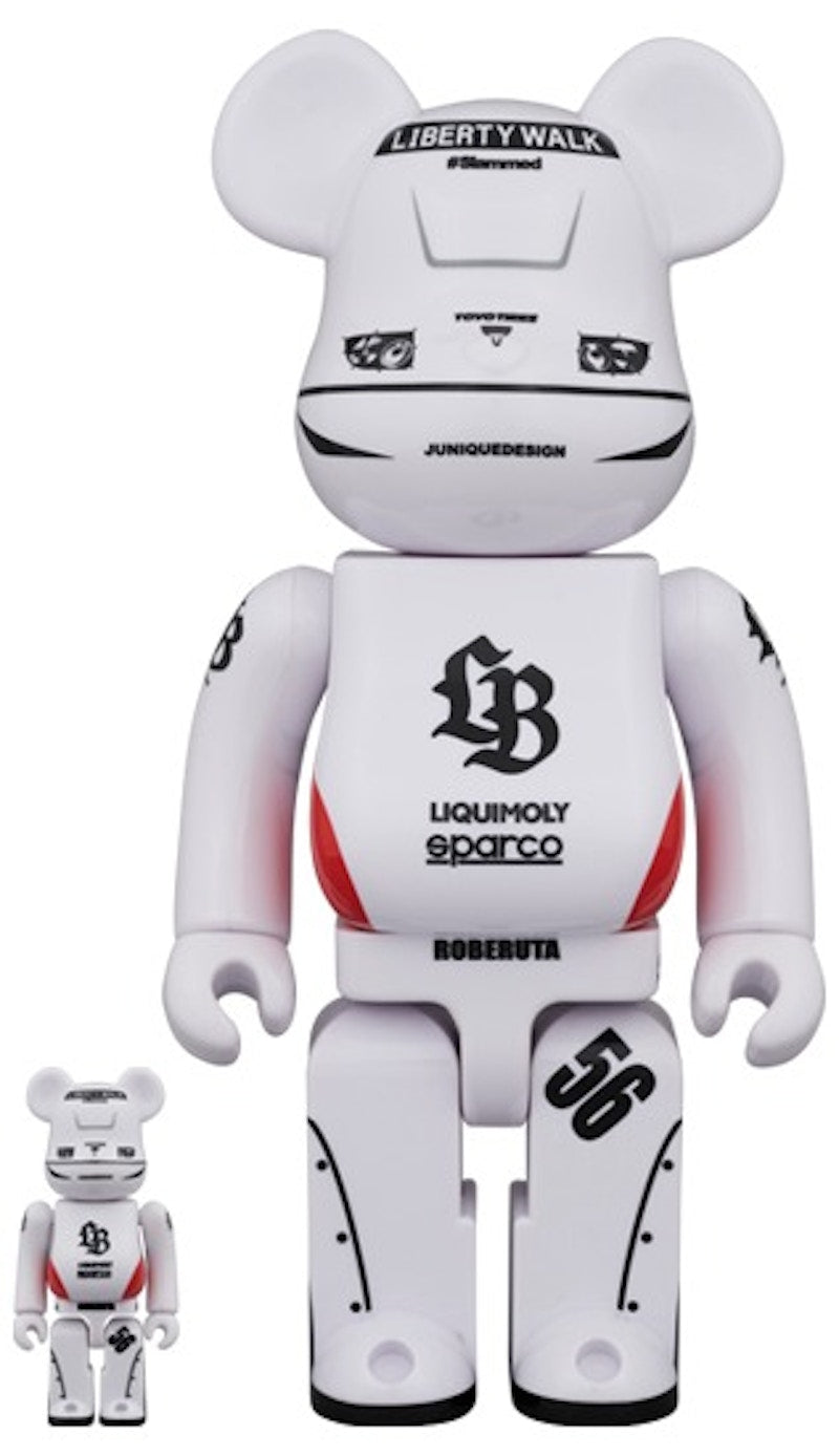 Bearbrick Liberty Walk Riba40-Kun 100% & 400% Set