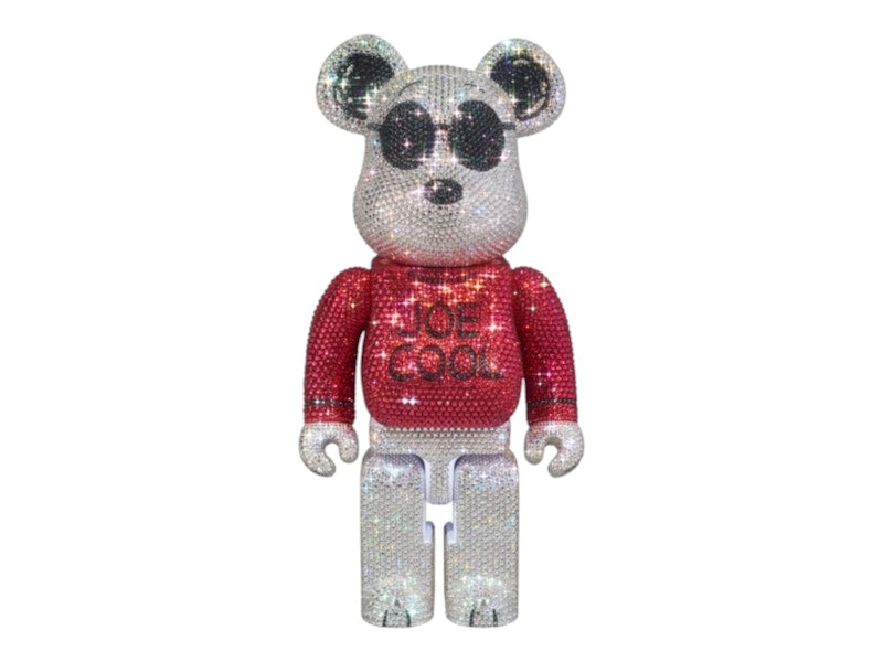Bearbrick Lights Style Peanuts Crystal Decorate Joe Cool 400%