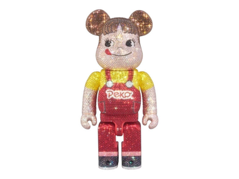 Bearbrick Lights Style Peko Crystal Decorate Peko-Chan 400%