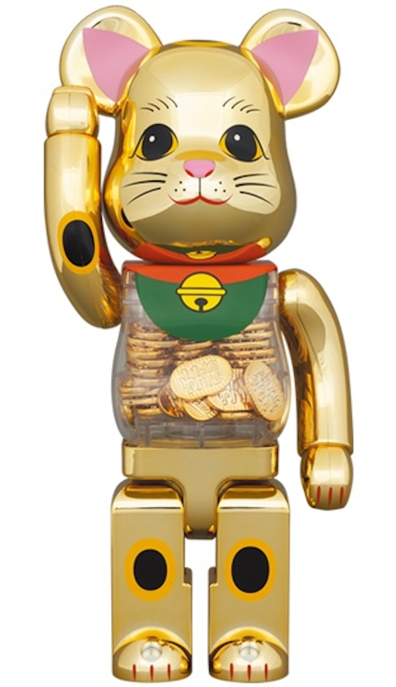 Bearbrick Lucky Cat Oval 1000%