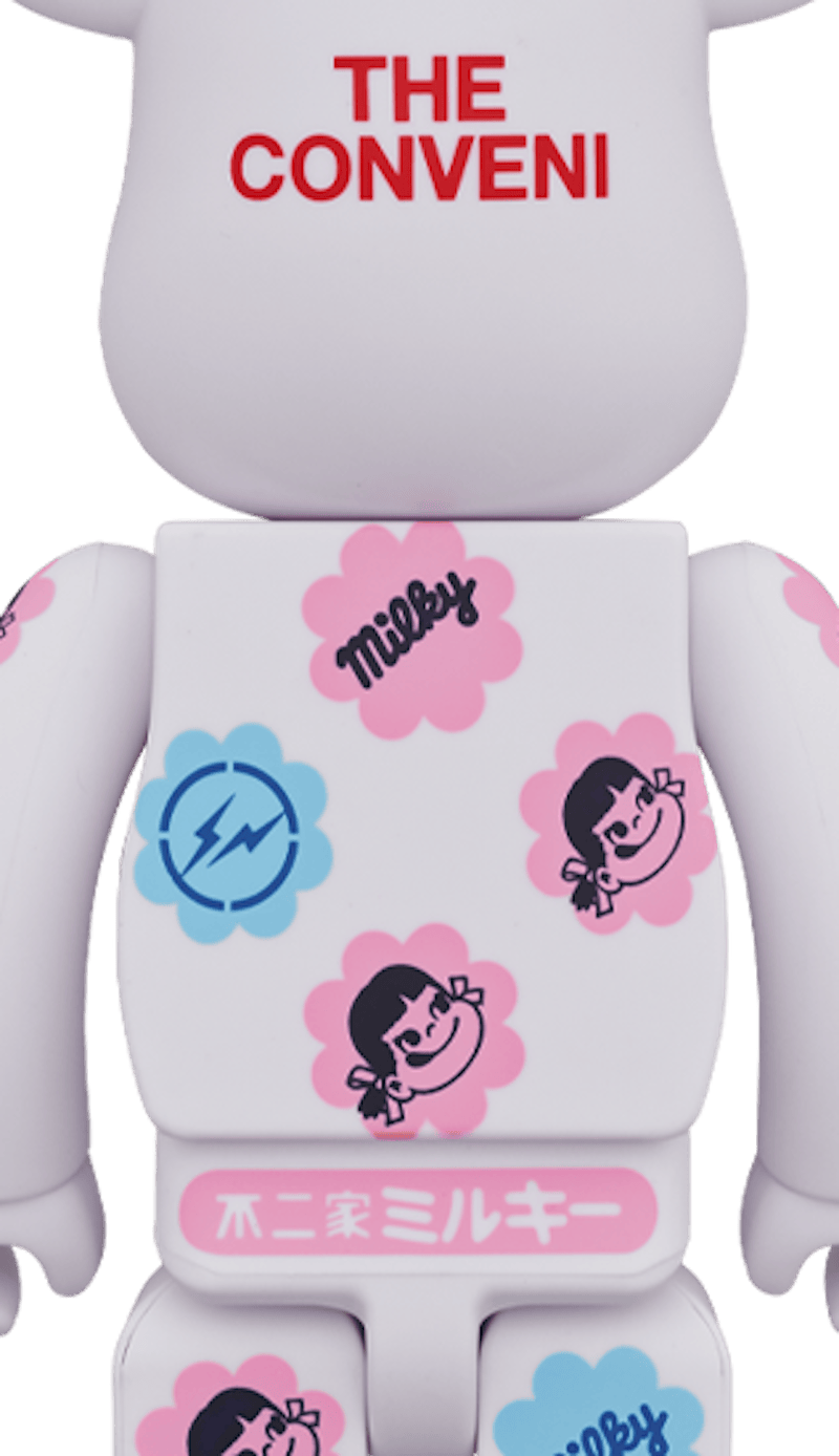 Bearbrick MILKY THE CONVENI MILKY 100% & 400% Set of 2