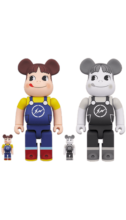 Bearbrick MILKY THE CONVENI PEKO 100% & 400% Set of 2