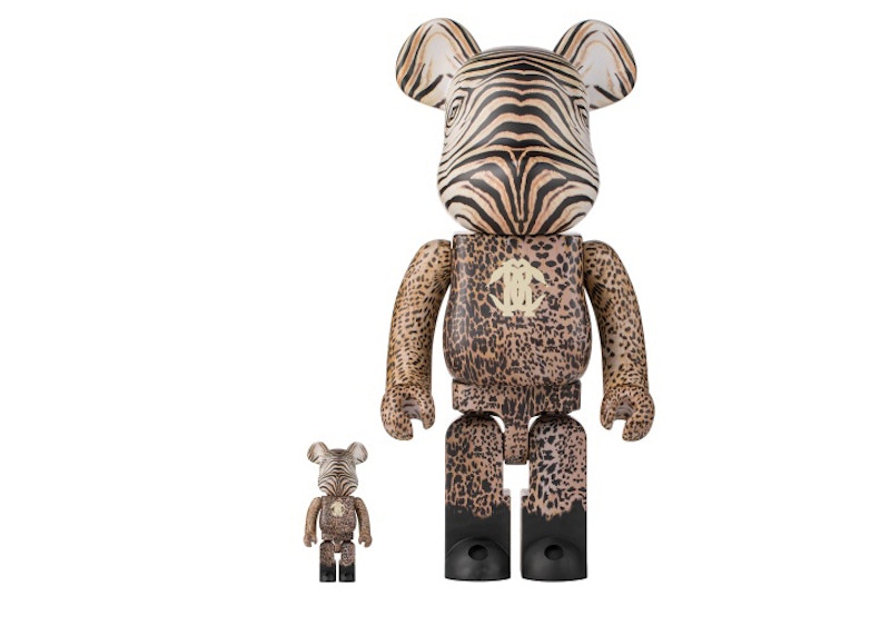 Bearbrick Macau 2023 x Roberto Cavalli 100% & 400% Set