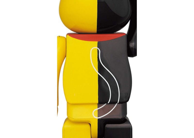 Bearbrick Maneki Neko 100% & 400% Set Black/Yellow
