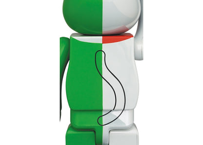 Bearbrick Maneki Neko 100% & 400% Set White/Green