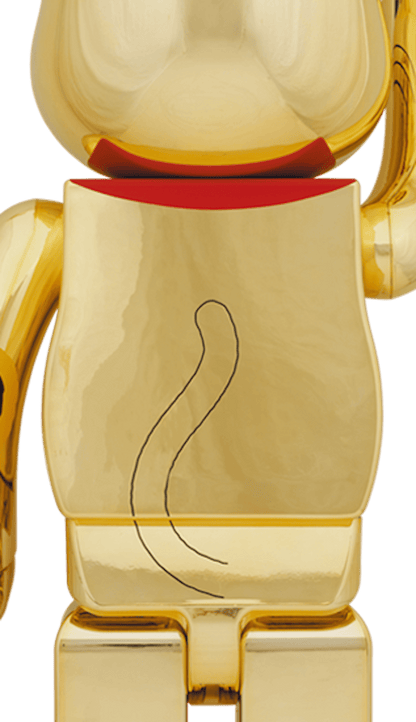 Bearbrick Maneki Neko Gold Plated Ascension 1000%