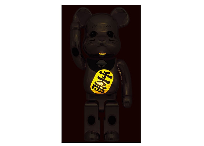 Bearbrick Maneki Neko Gold-plated (Light-Up) 1000%