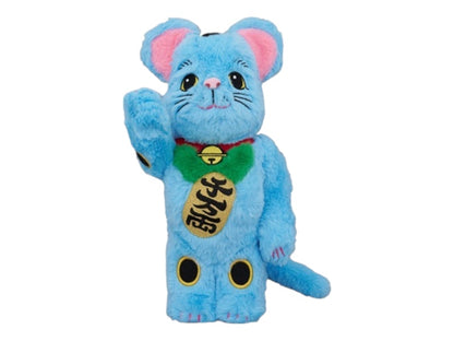 Bearbrick Maneki-Neko Kigurumi 400% Sky Blue