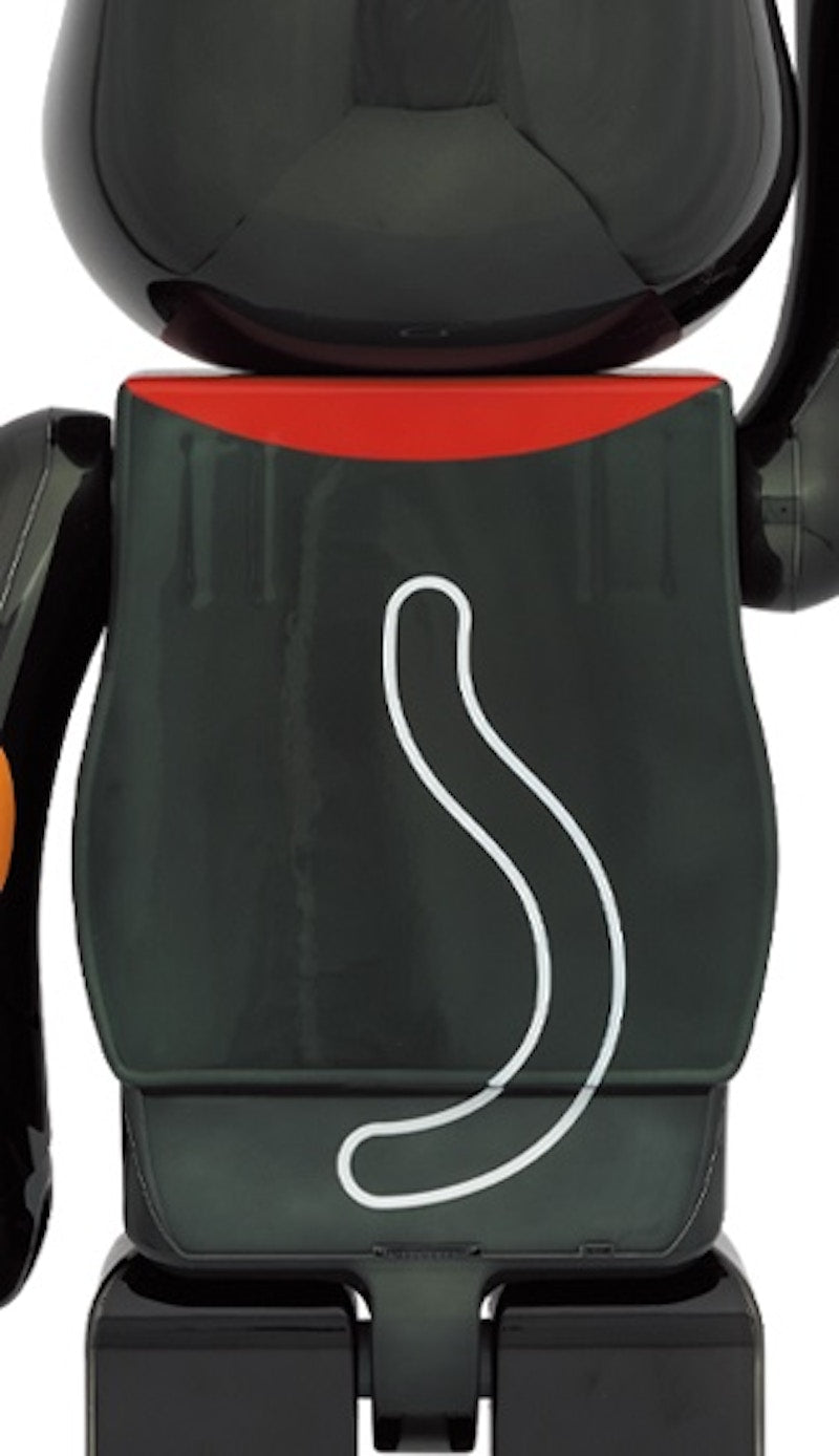 Bearbrick Maneki Neko Luminous 1000% Black Plated