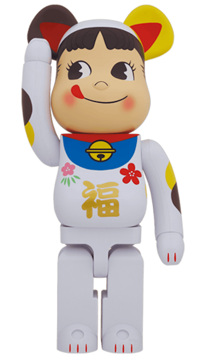 Bearbrick Maneki Neko Peko-chan Fuku 1000%