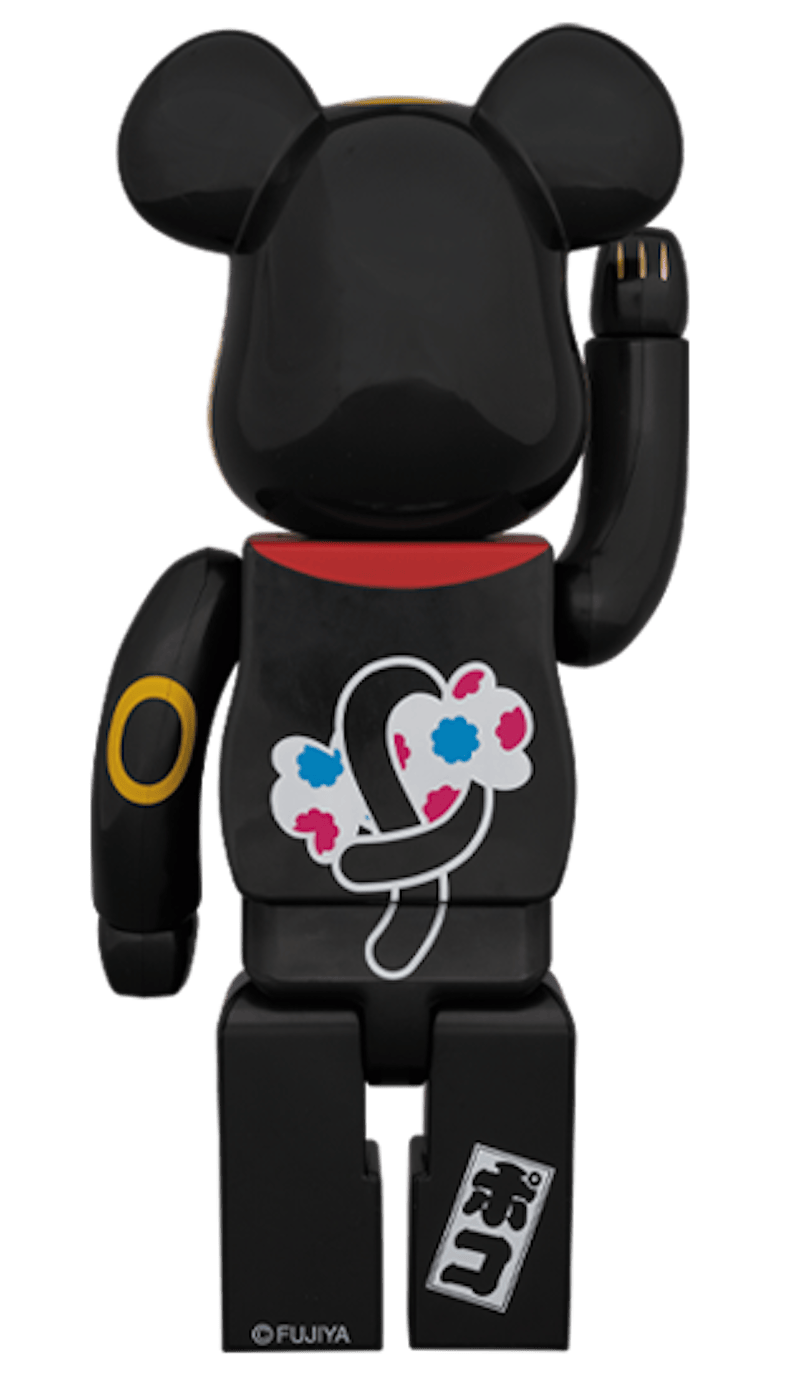 Bearbrick Maneki Neko Poko-chan 400% Black