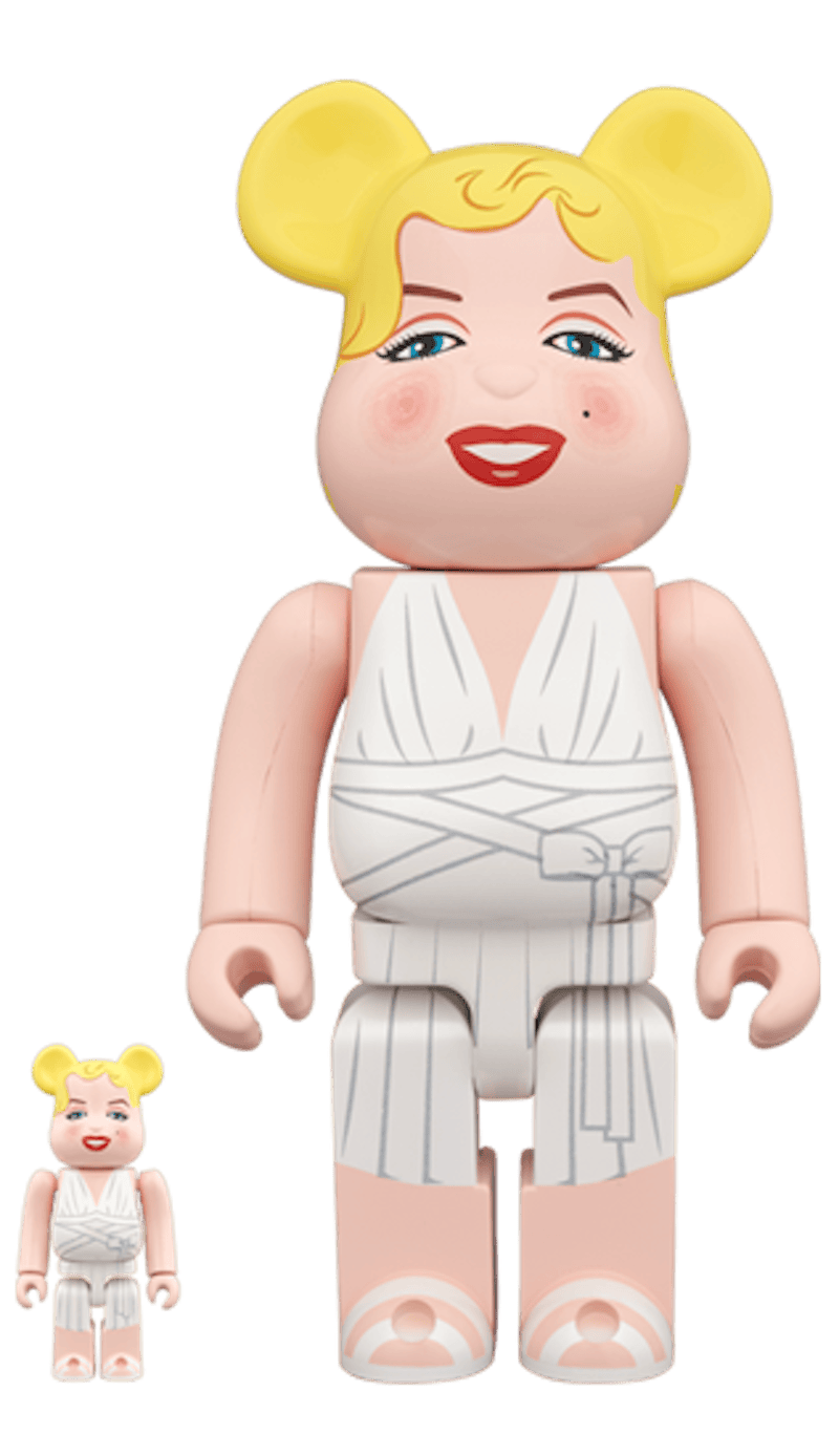 Bearbrick Marilyn Monroe 100% & 400% Set