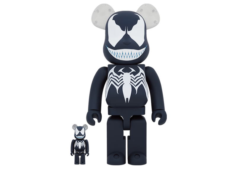 Bearbrick Marvel Venom The Amazing Spider-Man 100% & 400% Set