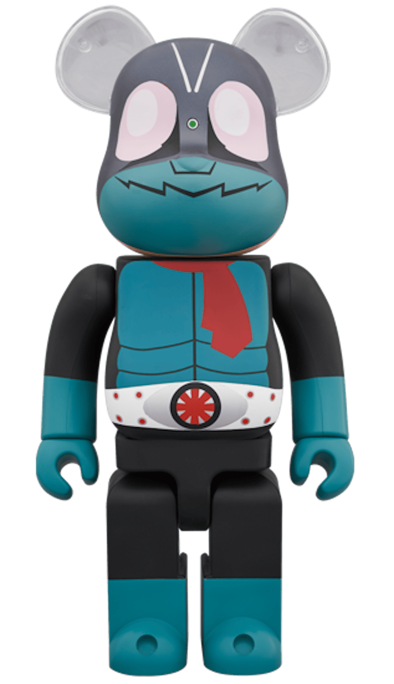 Bearbrick Masked Rider No. 1 400% Blue