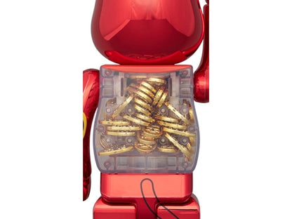 Bearbrick Medicom Maneki Neko Oval Ten Million Ryo Plum Gold Plated 100% & 400% Set