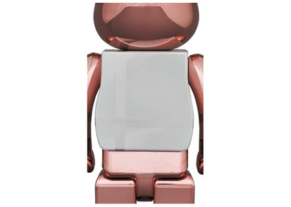 Bearbrick Medicom Toy Plus 100% & 400% Set Pink Gold Chrome Ver.