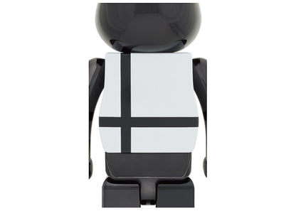 Bearbrick Medicom Toy Plus 1000% Black Chrome Ver.