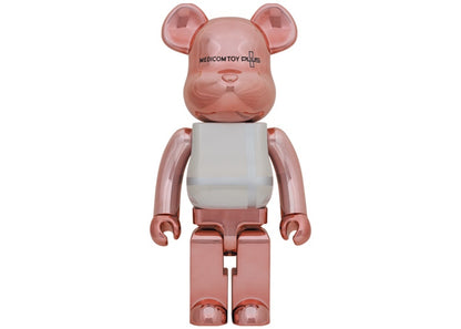 Bearbrick Medicom Toy Plus 1000% Pink Gold Chrome Ver.