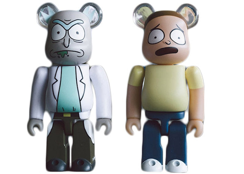 Bearbrick Medicom x Bait Rick and Morty 100% Set