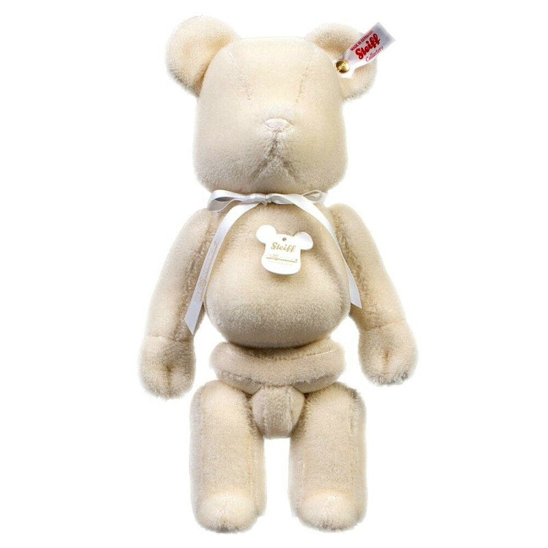 Bearbrick Medicom x Steiff White 400% White