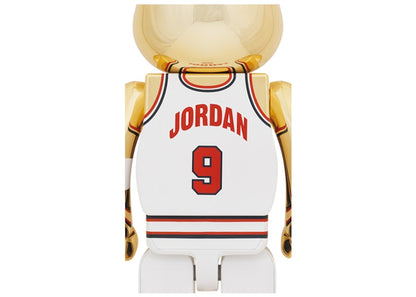 Bearbrick Michael Jordan 1992 Team USA (Dream Team) 1000% Gold Chrome