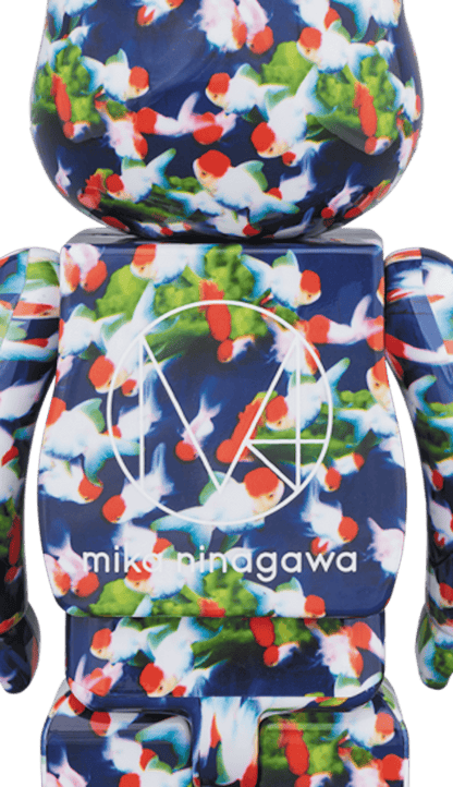 Bearbrick Mika Ninagawa Goldfish 100% & 400% Set Blue