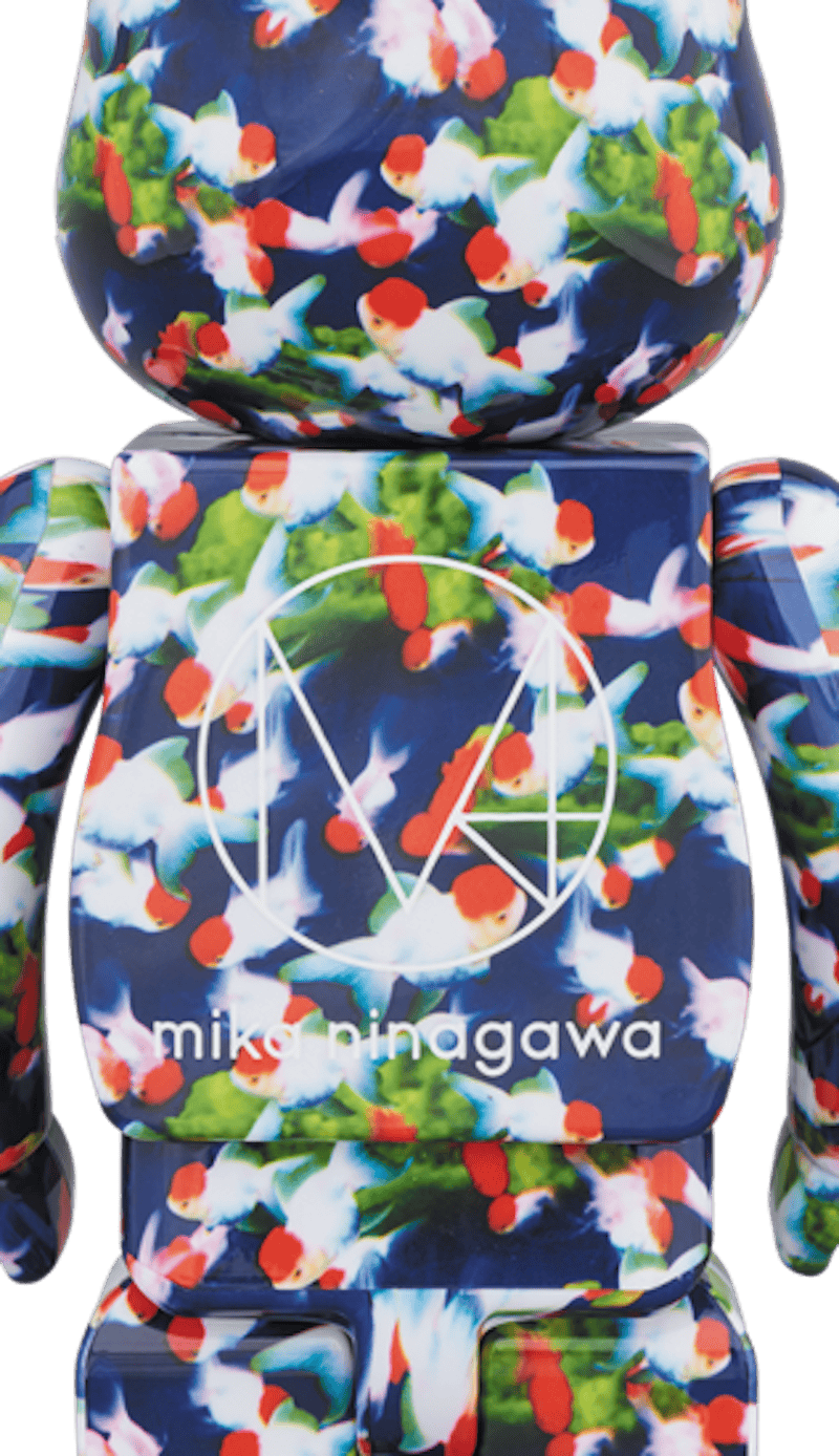Bearbrick Mika Ninagawa Goldfish 100% & 400% Set Blue