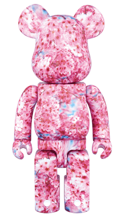Bearbrick Mika Ninagawa Sakura 100% & 400% Set Pink