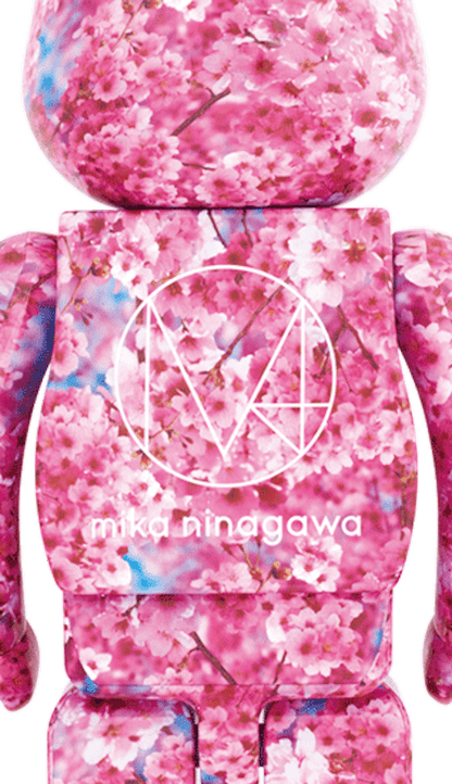 Bearbrick Mika Ninagawa Sakura 100% & 400% Set Pink