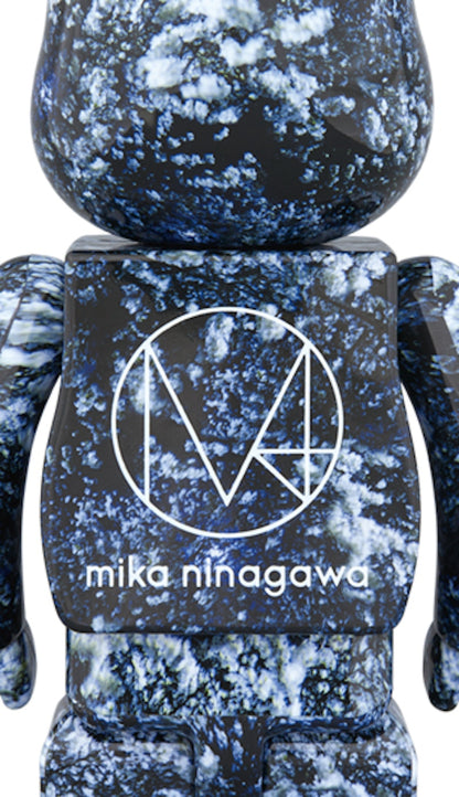 Bearbrick Mika Ninagawa Yosakura 100% & 400% Set Black/Blue