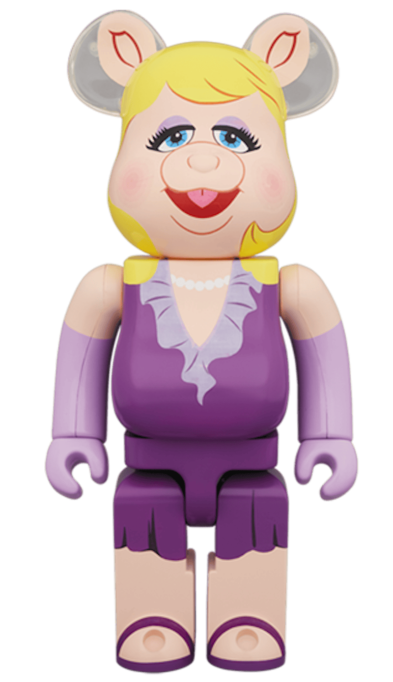 Bearbrick Miss Piggy 100% & 400% Set Purple