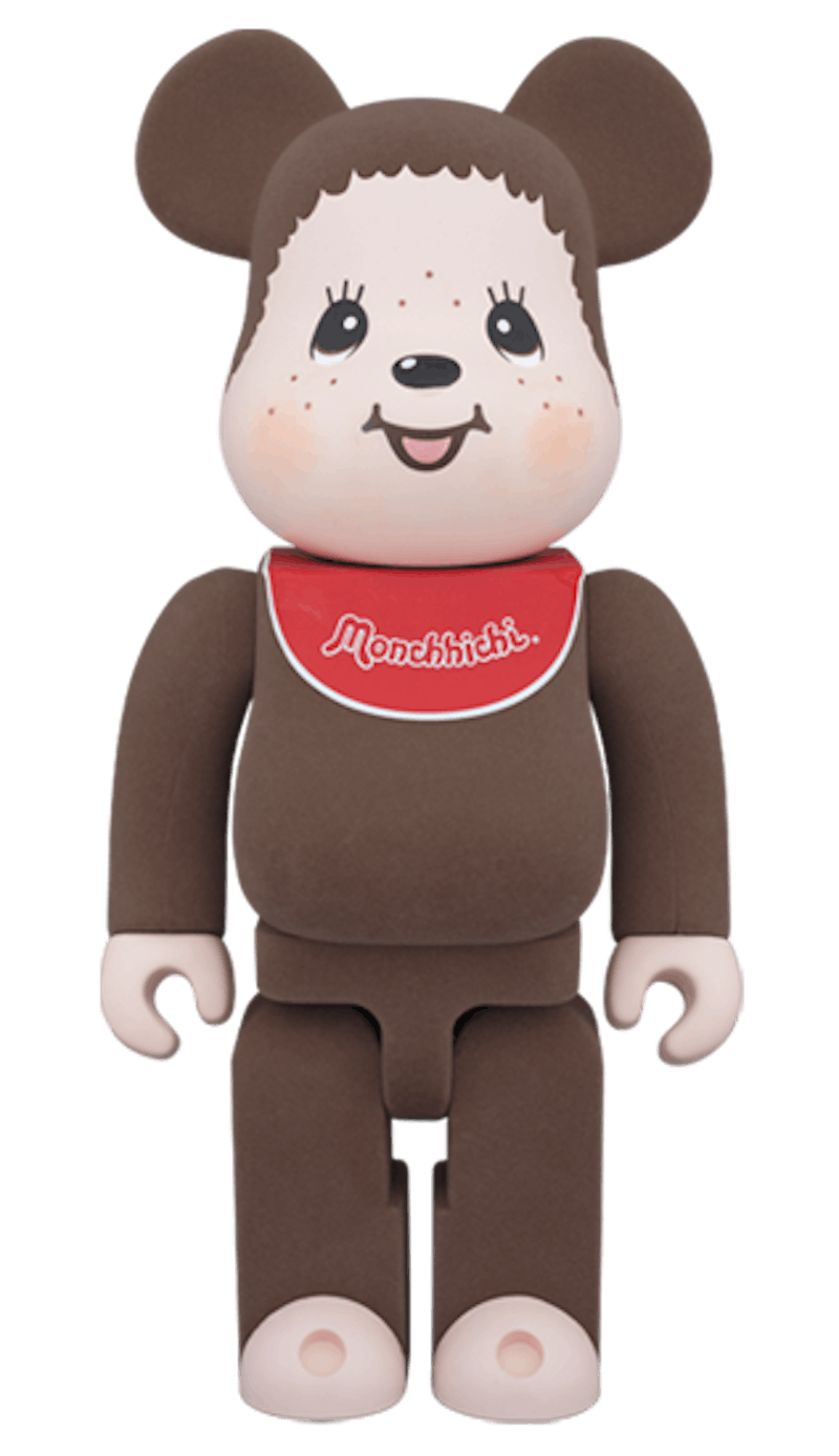 Bearbrick Monchhichi 42nd Birthday 400% Brown