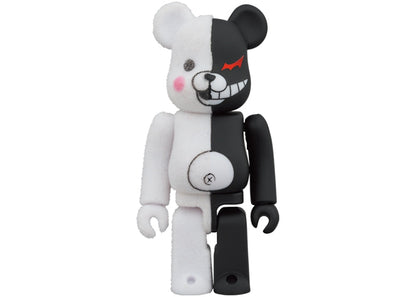 Bearbrick Monokuma Rubber Coat & Flocky Ver. 100% & 400% Set