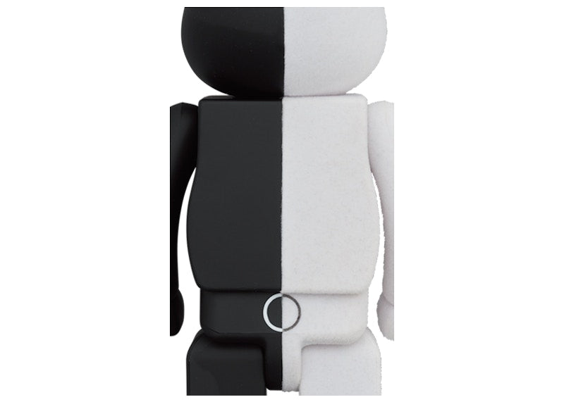 Bearbrick Monokuma Rubber Coat & Flocky Ver. 100% & 400% Set