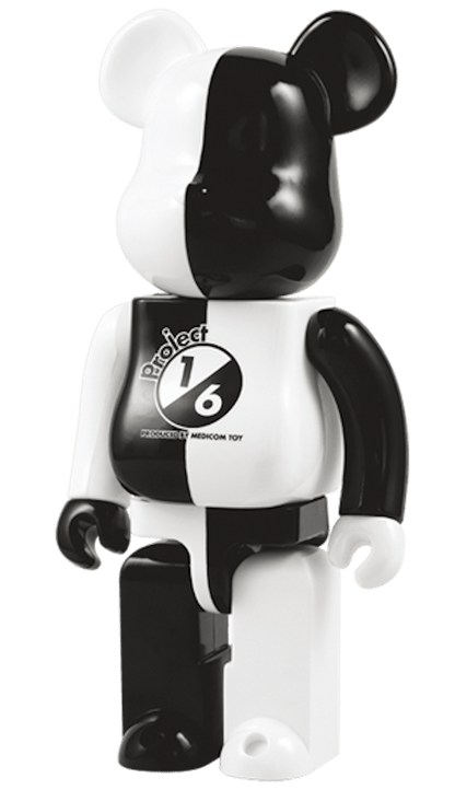 Bearbrick Monotone 400% Multi