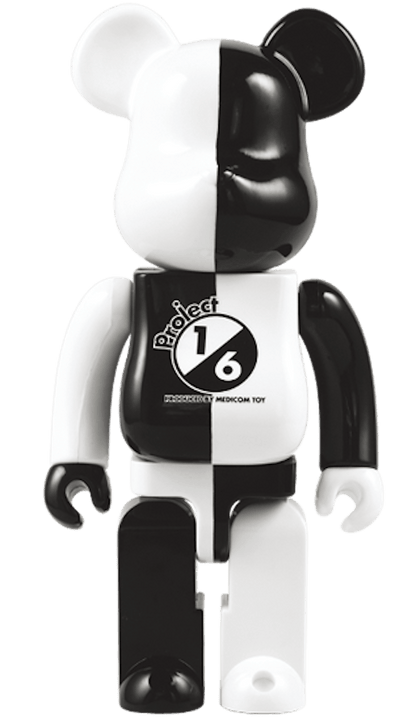 Bearbrick Monotone 400% Multi