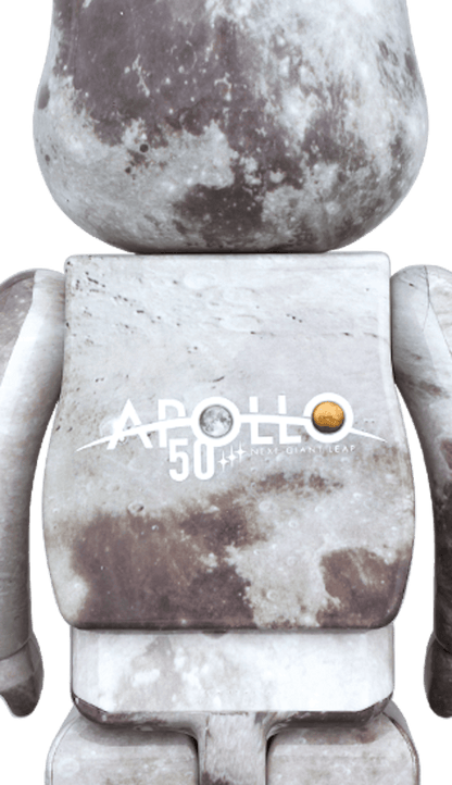 Bearbrick Moon 1000% Grey