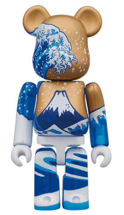 Bearbrick Mt. Fuji 100% Blue