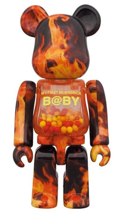 Bearbrick My First BaBy "Flame" 100% & 400% Set