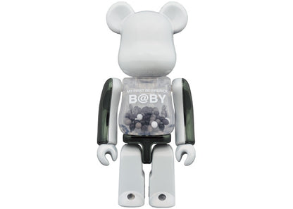 Bearbrick My First Baby 100% & 400% Set Black & White Chrome Ver.