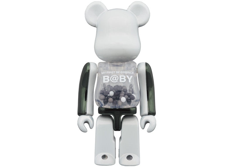 Bearbrick My First Baby 100% & 400% Set Black & White Chrome Ver.