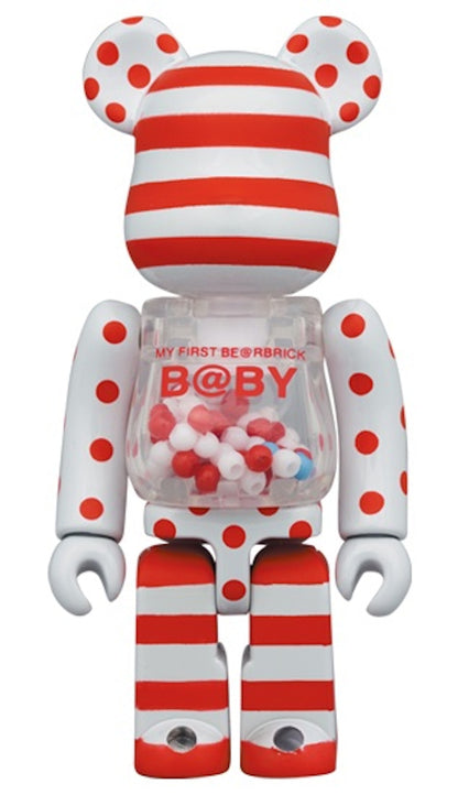 Bearbrick My First Baby 100% & 400% Set Red & Silver Chrome Ver.