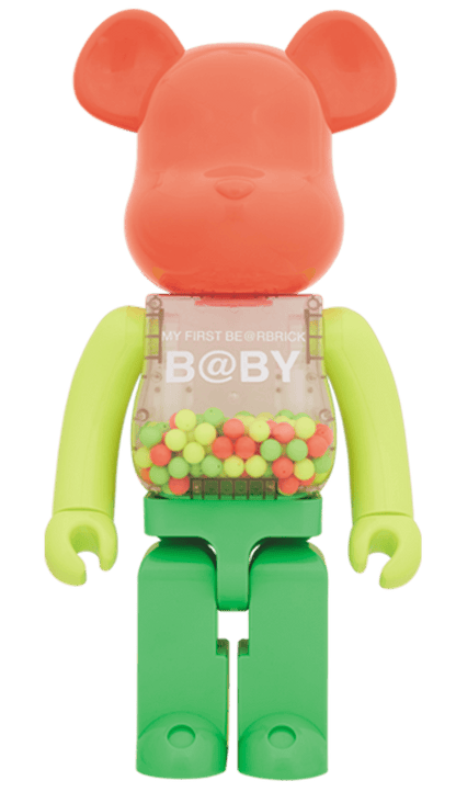 Bearbrick My First Baby 1000% Neon